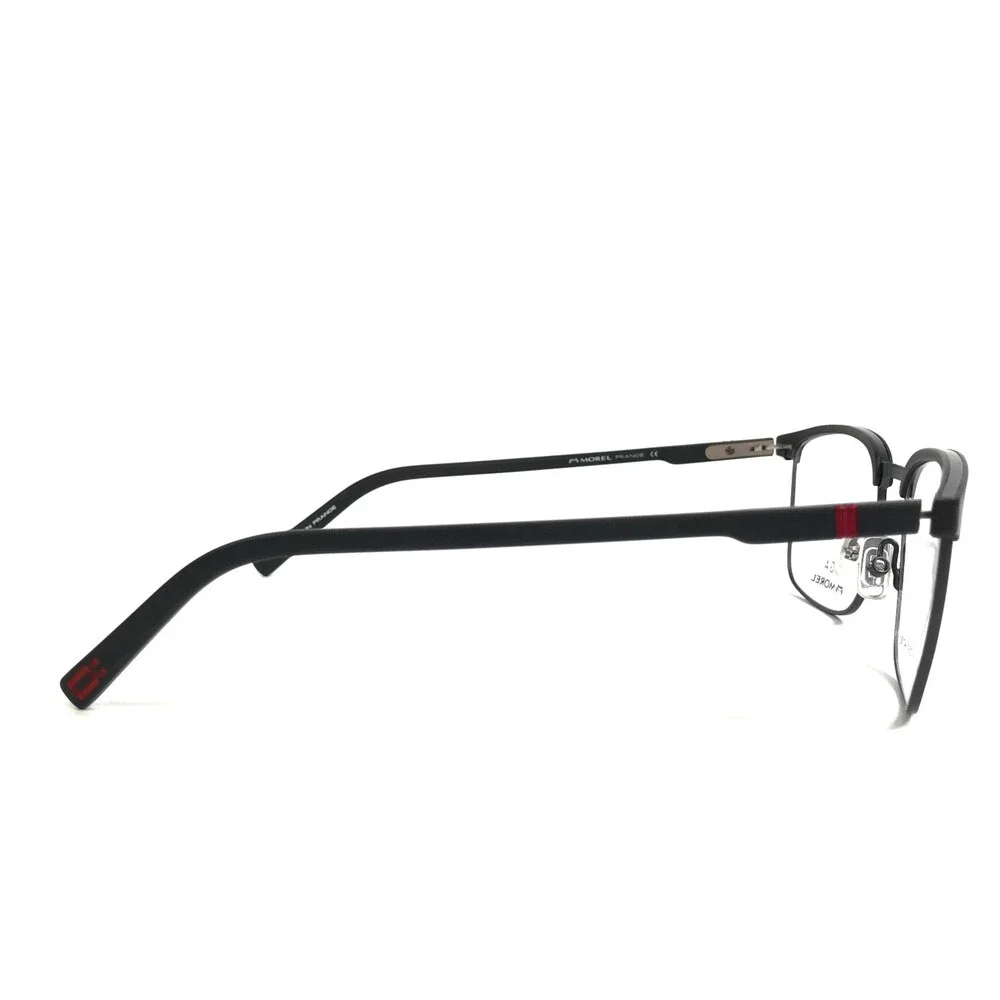OGA by Morel Eyeglasses Frames 10094O NG01 Matte Black Square Full Rim 56-20-145